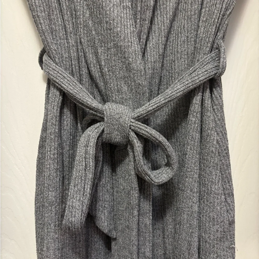 COSABELLA Gray Long Sleeved Robe with Tie Waist - Picture 4 of 8